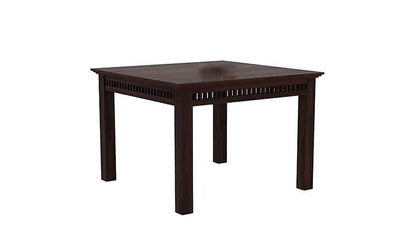 Solid Sheesham Wood 4 Seater Dining Table Set for Home & Kitchen