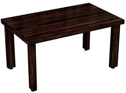 Solid Sheesham Wood 4 Seater Dining Table Set with Chairs