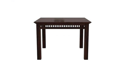 Solid Sheesham Wood 4 Seater Dining Table Set for Home & Kitchen