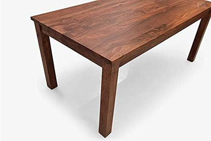 Solid Sheesham Wood 6 Seater Dining Table Set | Wooden Dining Furniture