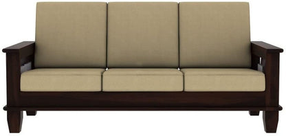 Solid Sheesham Wood Sofa Set (3+1+1) for living room