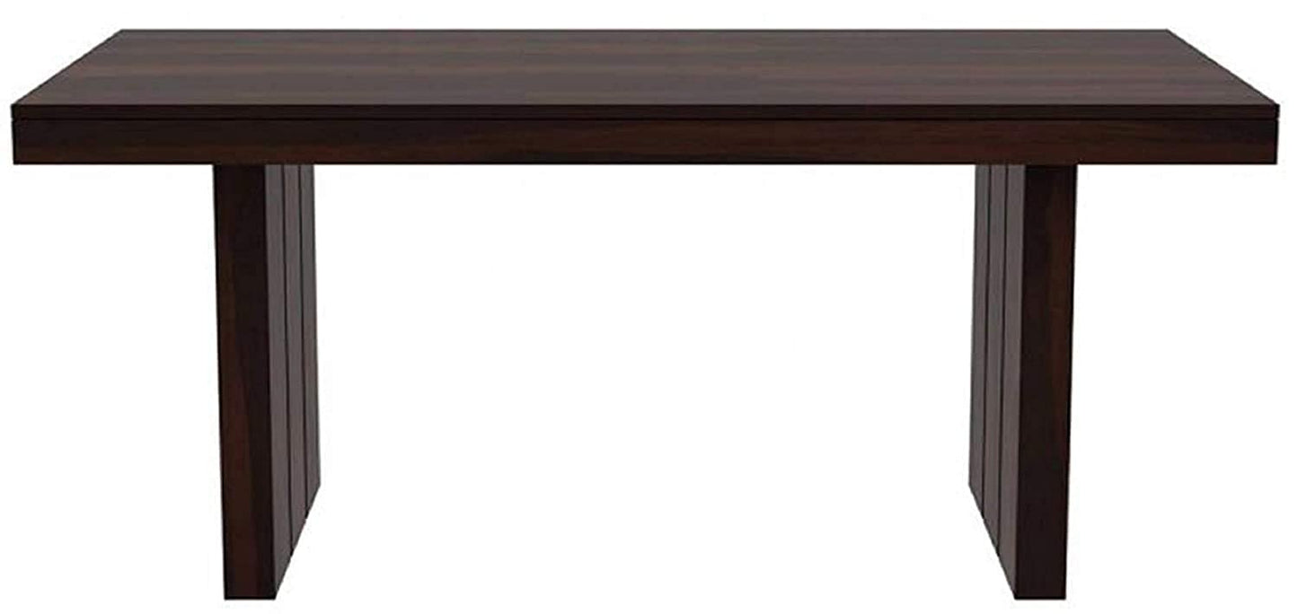 Mordern Solid Sheesham Wood 6 Seater Dining Table Set with Bench and chair