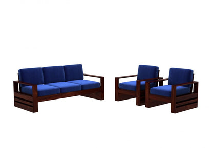 Wooden Sofa Set in Solid Sheesham Wood – 5 Seater ( 3+1+1 )
