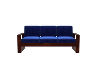 Wooden Sofa Set in Solid Sheesham Wood – 5 Seater ( 3+1+1 )