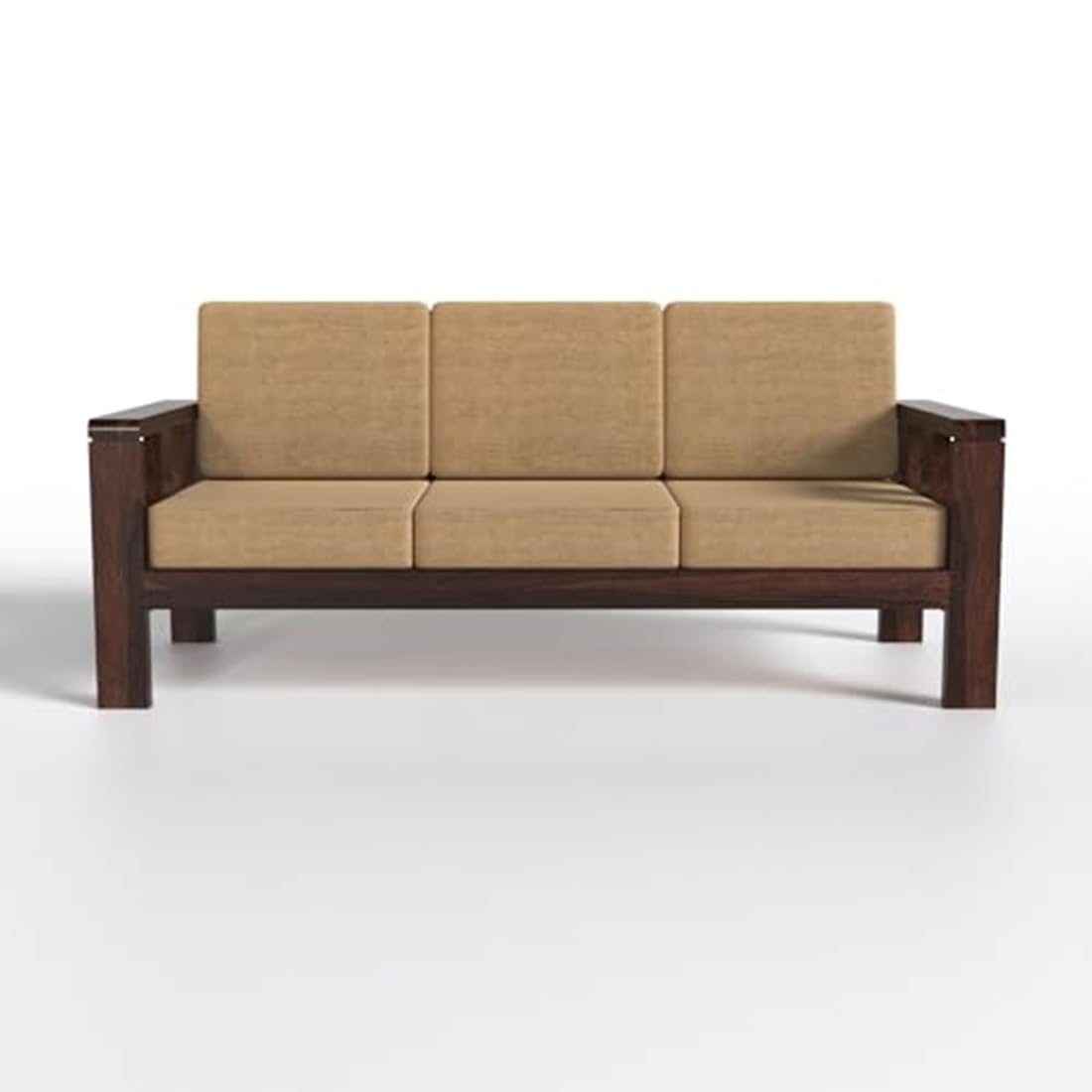 Modern Sheesham Wood Sofa Set (3+2+1) | Stylish Living Room Furniture