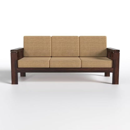 Modern Sheesham Wood Sofa Set (3+2+1) | Stylish Living Room Furniture