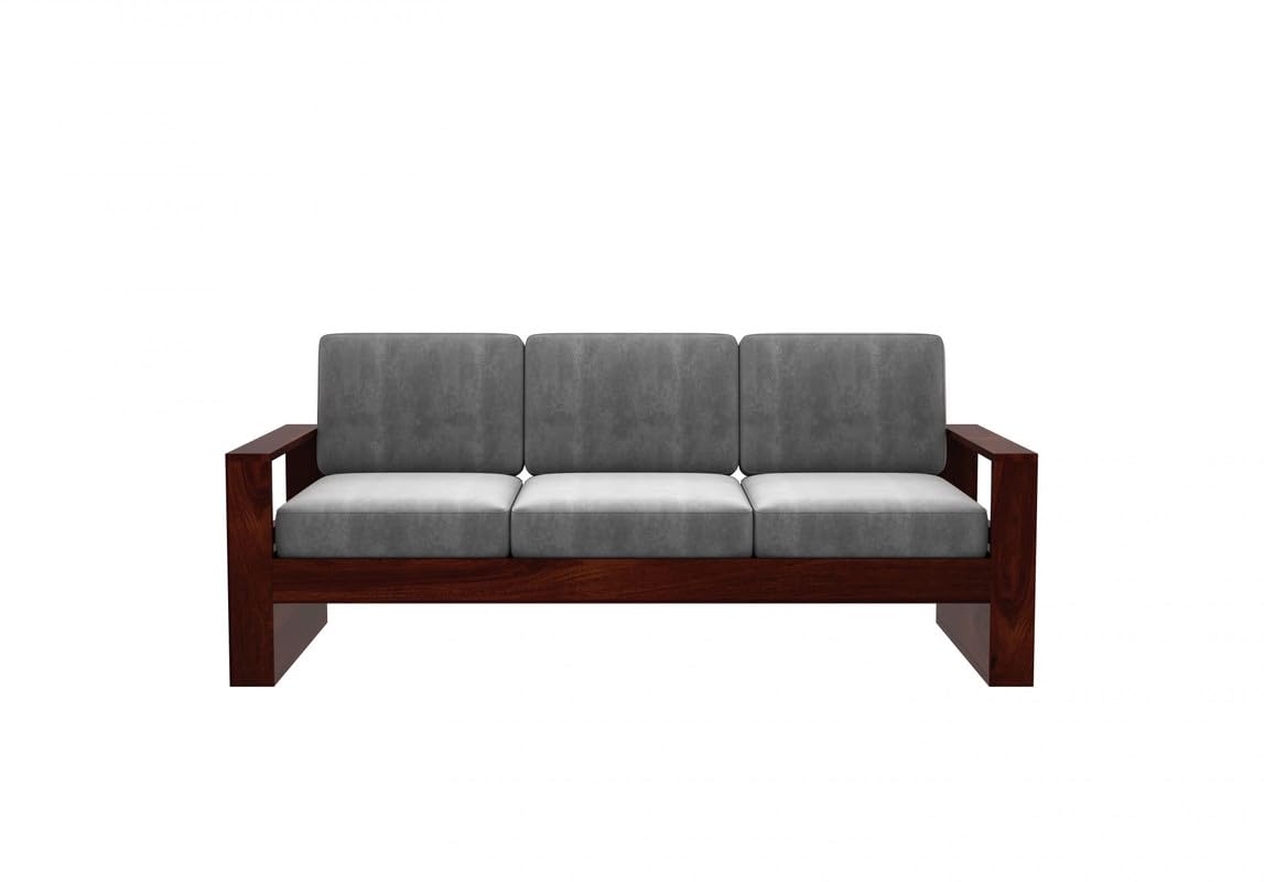 Wooden Sofa Set in Solid Sheesham Wood – 5 Seater ( 3+1+1 )