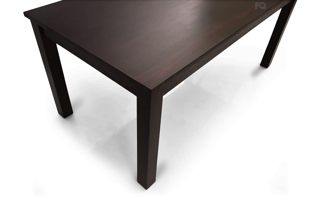 Solid Sheesham Wood 6 Seater Dining Table Set with Bench & Chairs