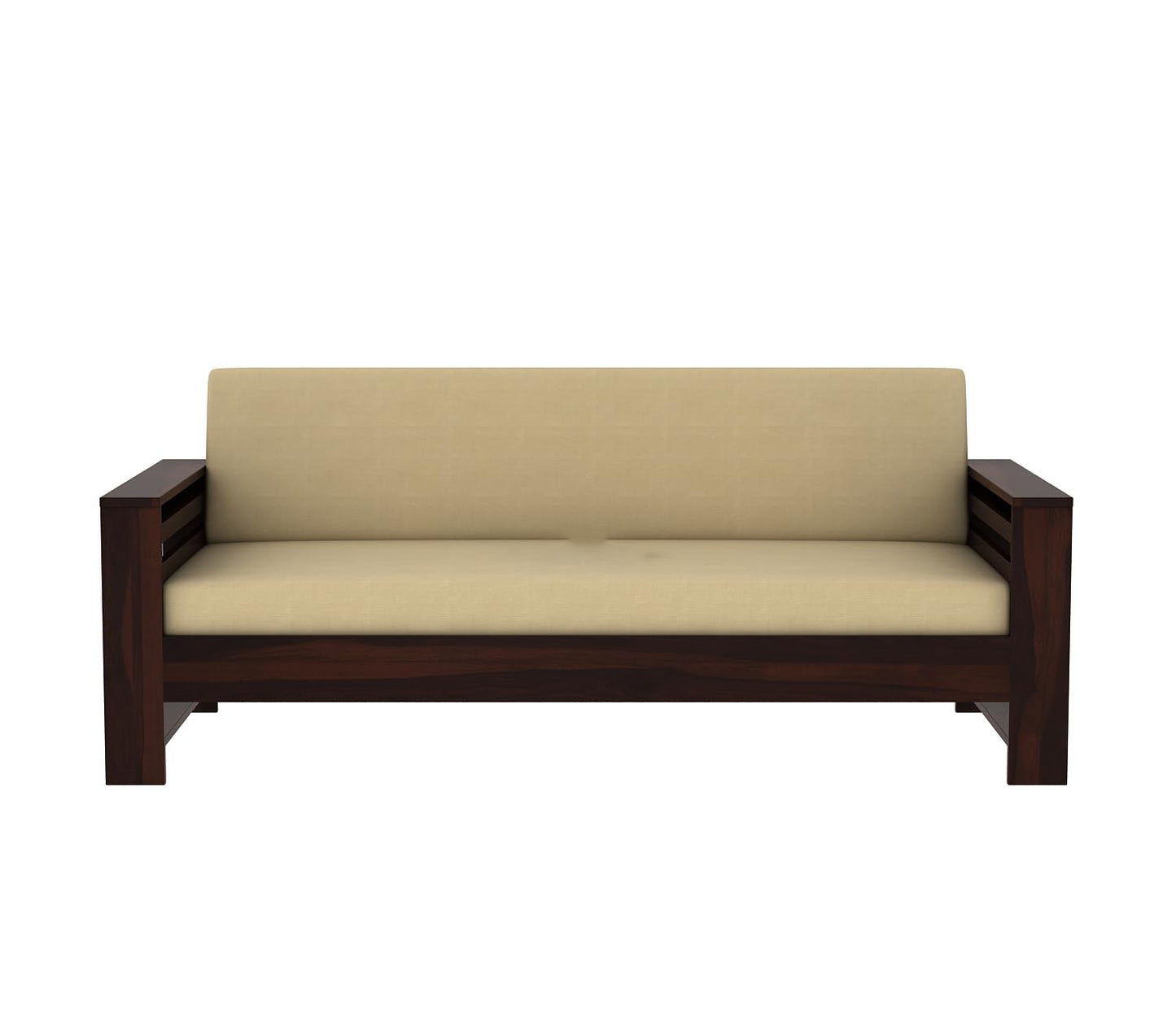 Mordern Solid Sheesham Wood Sofa Set 3+1+1 for living room