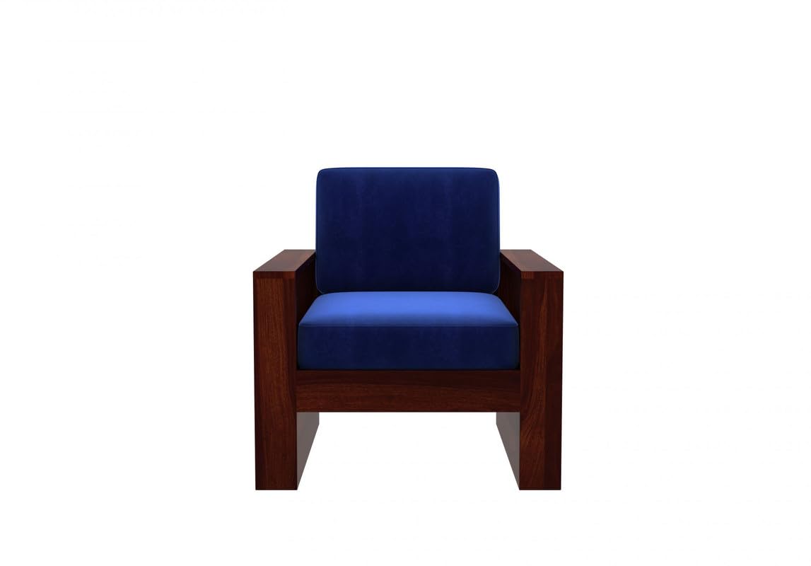 Wooden Sofa Set in Solid Sheesham Wood – 5 Seater ( 3+1+1 )