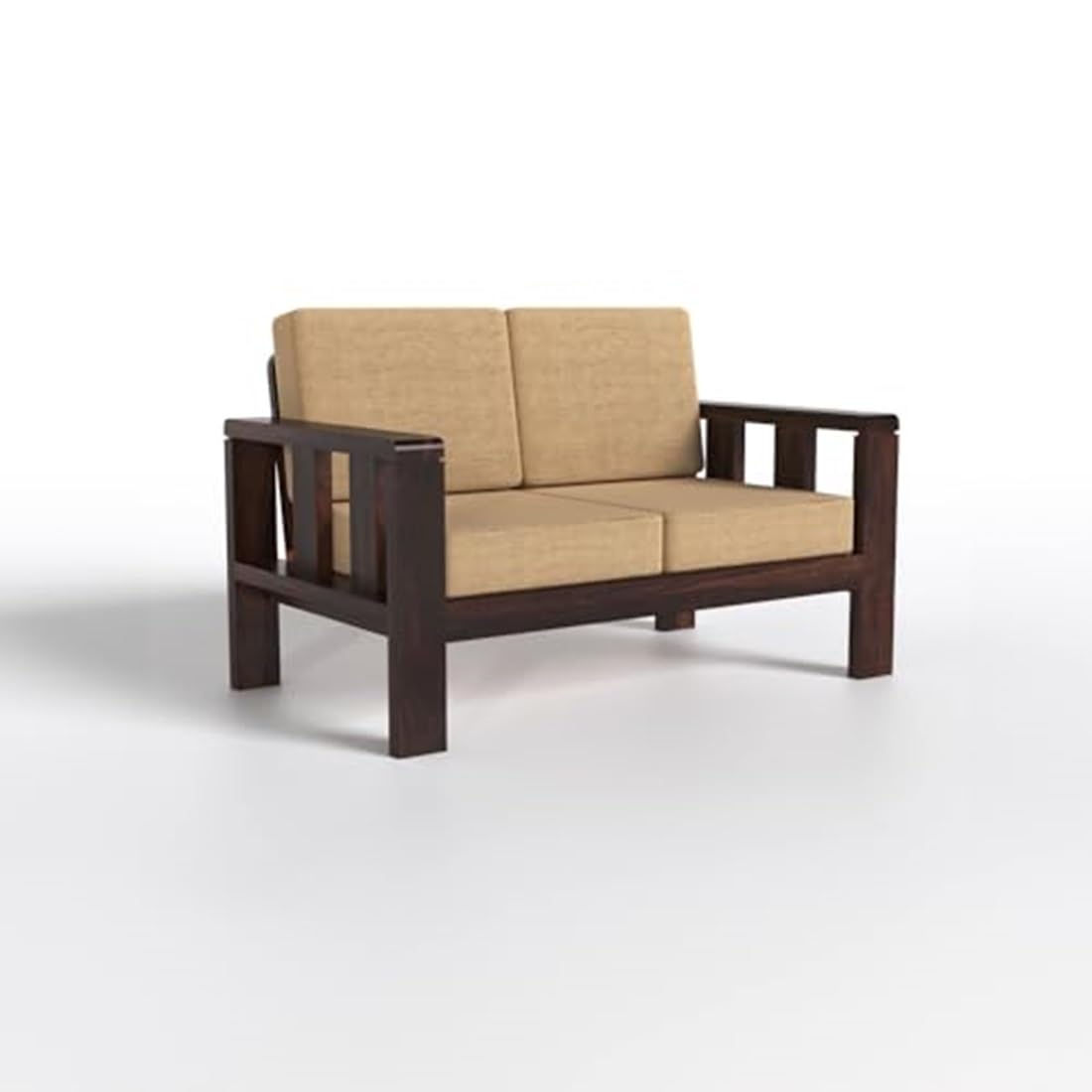 Modern Sheesham Wood Sofa Set (3+2+1) | Stylish Living Room Furniture