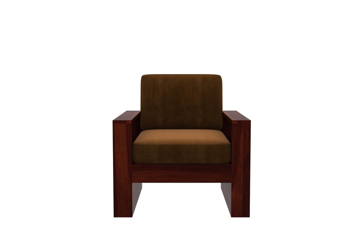 Wooden Sofa Set in Solid Sheesham Wood – 5 Seater ( 3+1+1 )