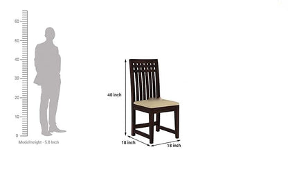 Solid Sheesham Wood 4 Seater Dining Table Set for Home & Kitchen