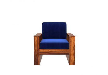 Wooden Sofa Set in Solid Sheesham Wood – 5 Seater ( 3+1+1 )