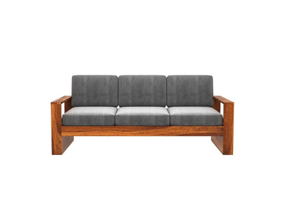 Wooden Sofa Set in Solid Sheesham Wood – 5 Seater ( 3+1+1 )