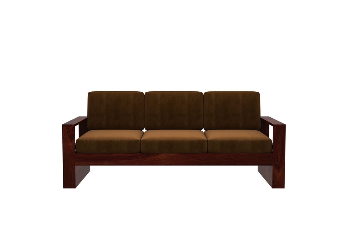 Wooden Sofa Set in Solid Sheesham Wood – 5 Seater ( 3+1+1 )