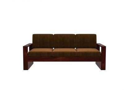 Wooden Sofa Set in Solid Sheesham Wood – 5 Seater ( 3+1+1 )