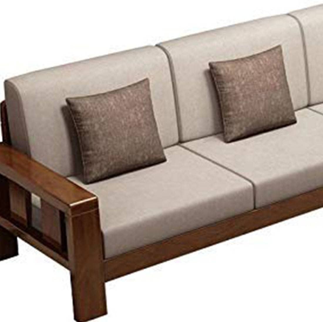 Sheesham Wood Living Room Sofa Set | 3+1+1 Seater Wooden Couch