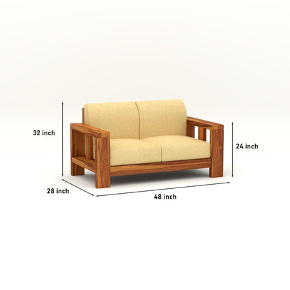 Sheesham Wood 5 seater Sofa Set (3+2 Seater) for living room