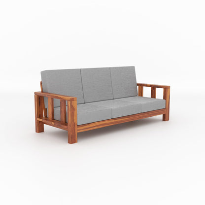 Premium Wooden Sofa Set 5 Seater (3+1+1) | Sheesham Wood