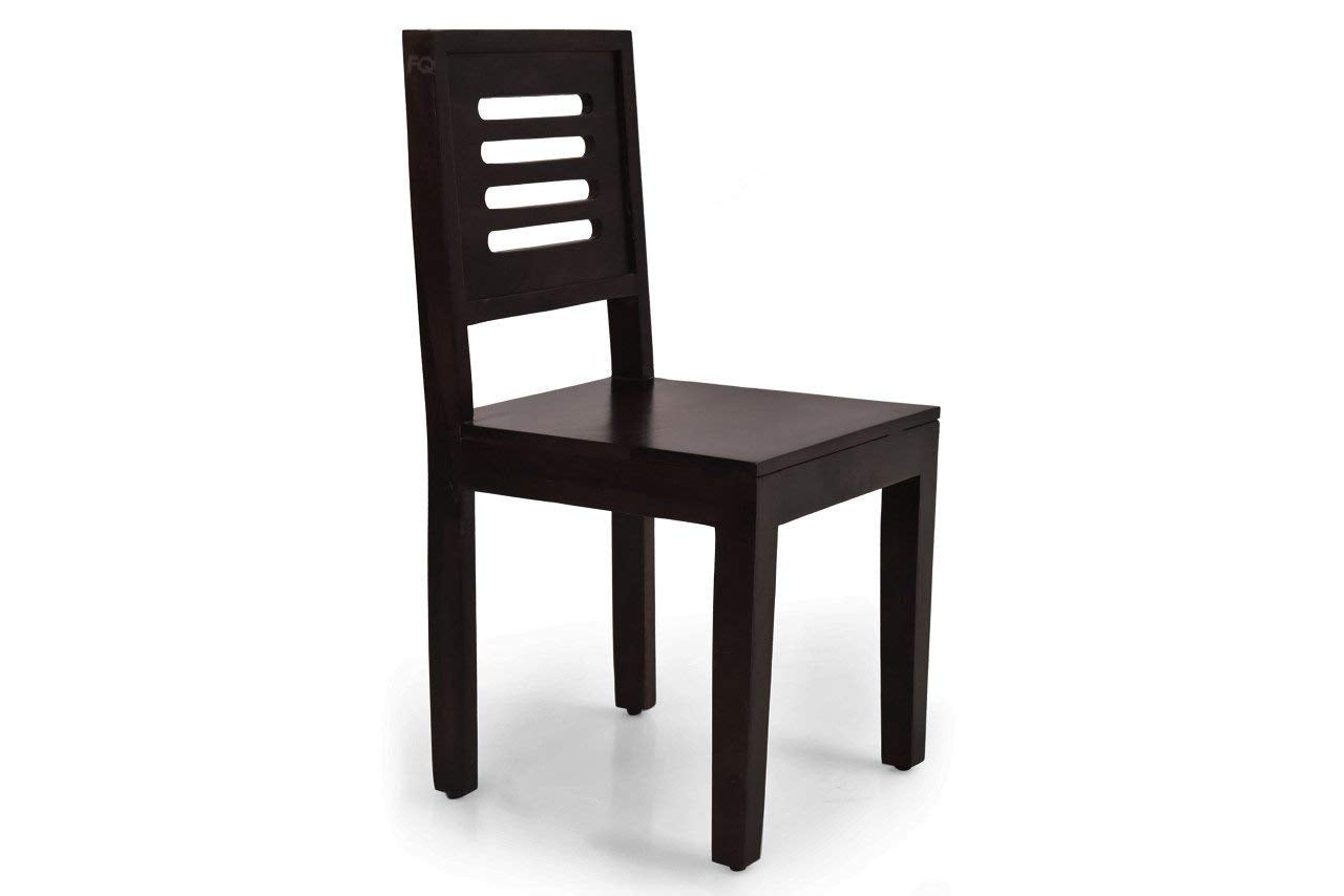 Solid Sheesham Wood 6 Seater Dining Table Set with Bench & Chairs