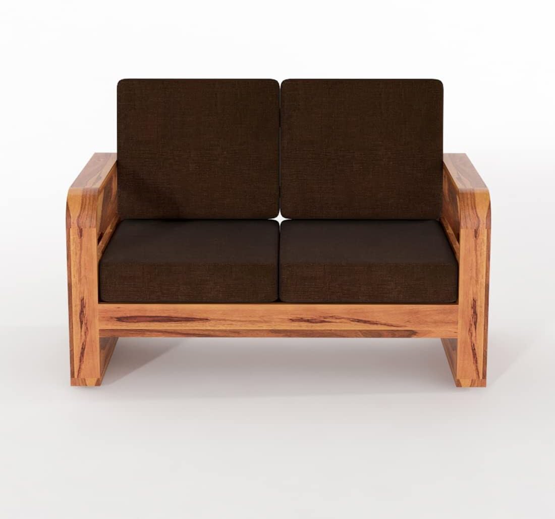 Sheesham Wood Sofa Set 4 Seater with Coffee Table for living room