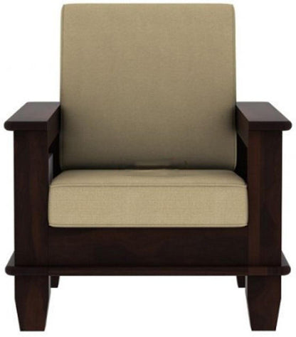 Solid Sheesham Wood Sofa Set (3+1+1) for living room