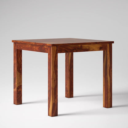 Solid Sheesham Wood 4 Seater Dining Table Set for Home & Kitchen
