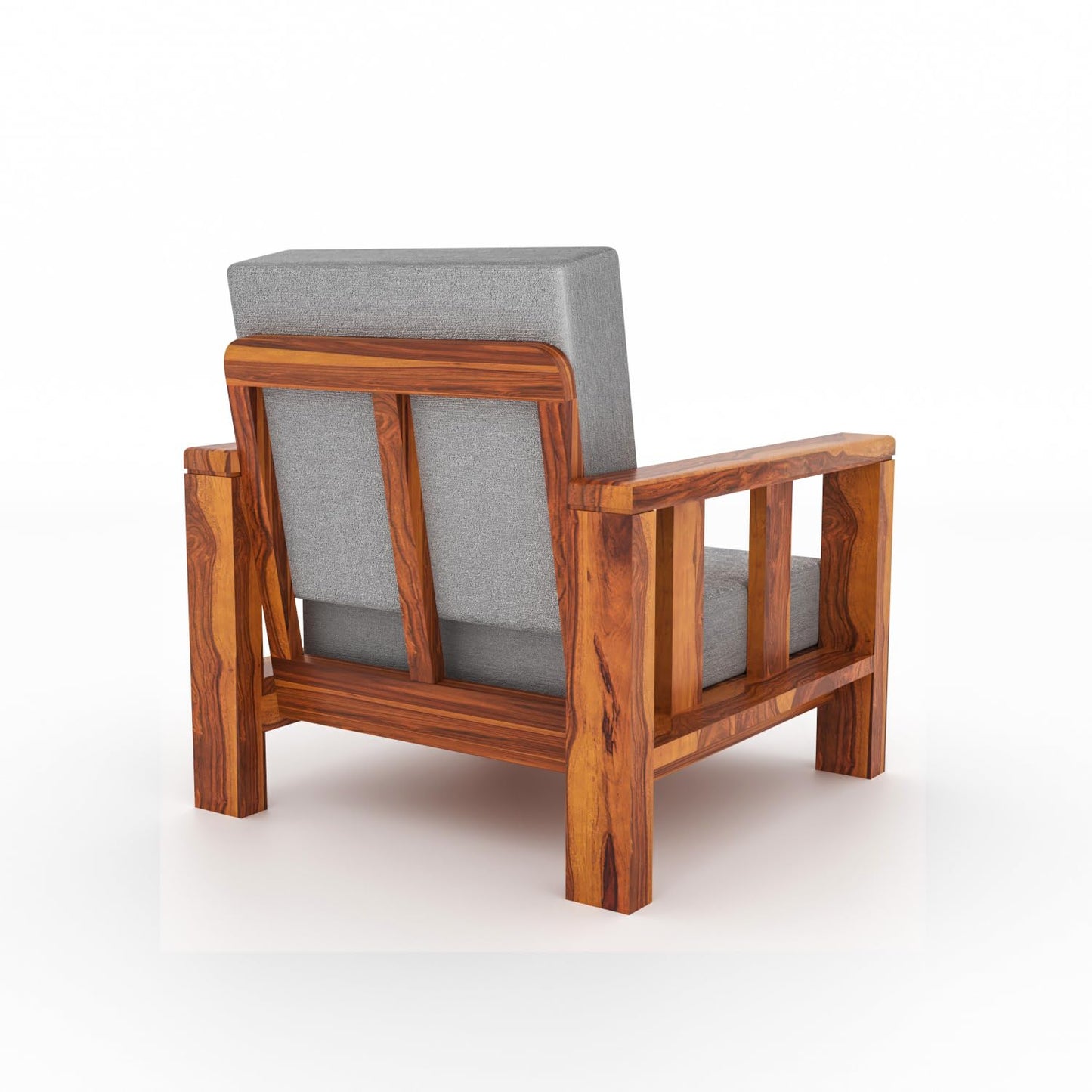 Premium Wooden Sofa Set 5 Seater (3+1+1) | Sheesham Wood