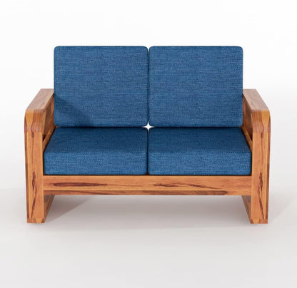 Sheesham Wood Sofa Set 4 Seater with Coffee Table for living room