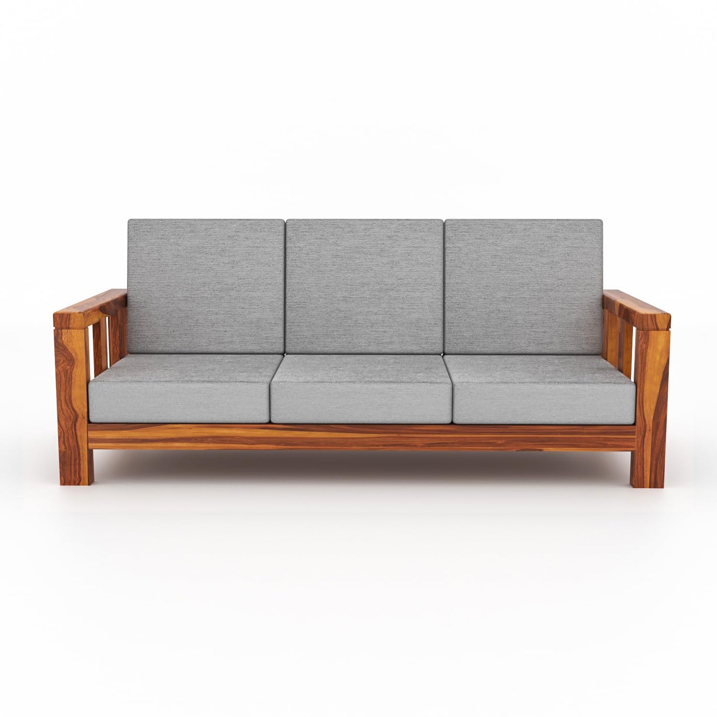 Premium Wooden Sofa Set 5 Seater (3+1+1) | Sheesham Wood