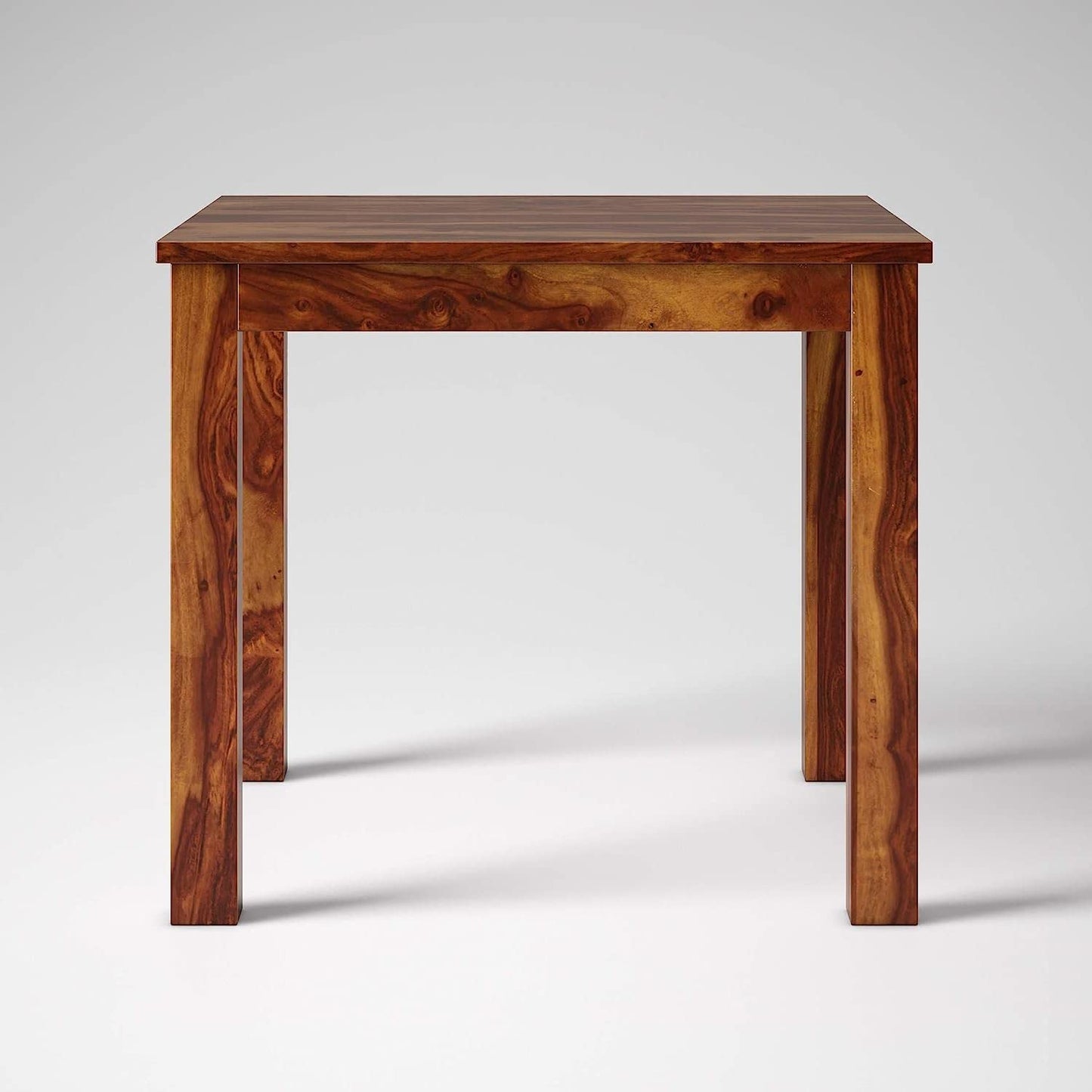 Solid Sheesham Wood 4 Seater Dining Table Set for Home & Kitchen