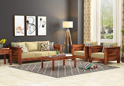 Premium Sheesham Wood 5 seater ( 3+1+1 )Sofa Set for living room
