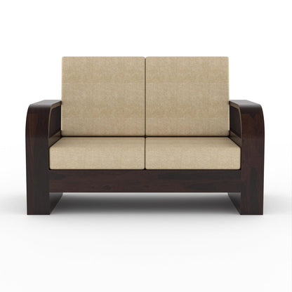Solid Sheesham Wood 2 Seater Sofa for Living Room